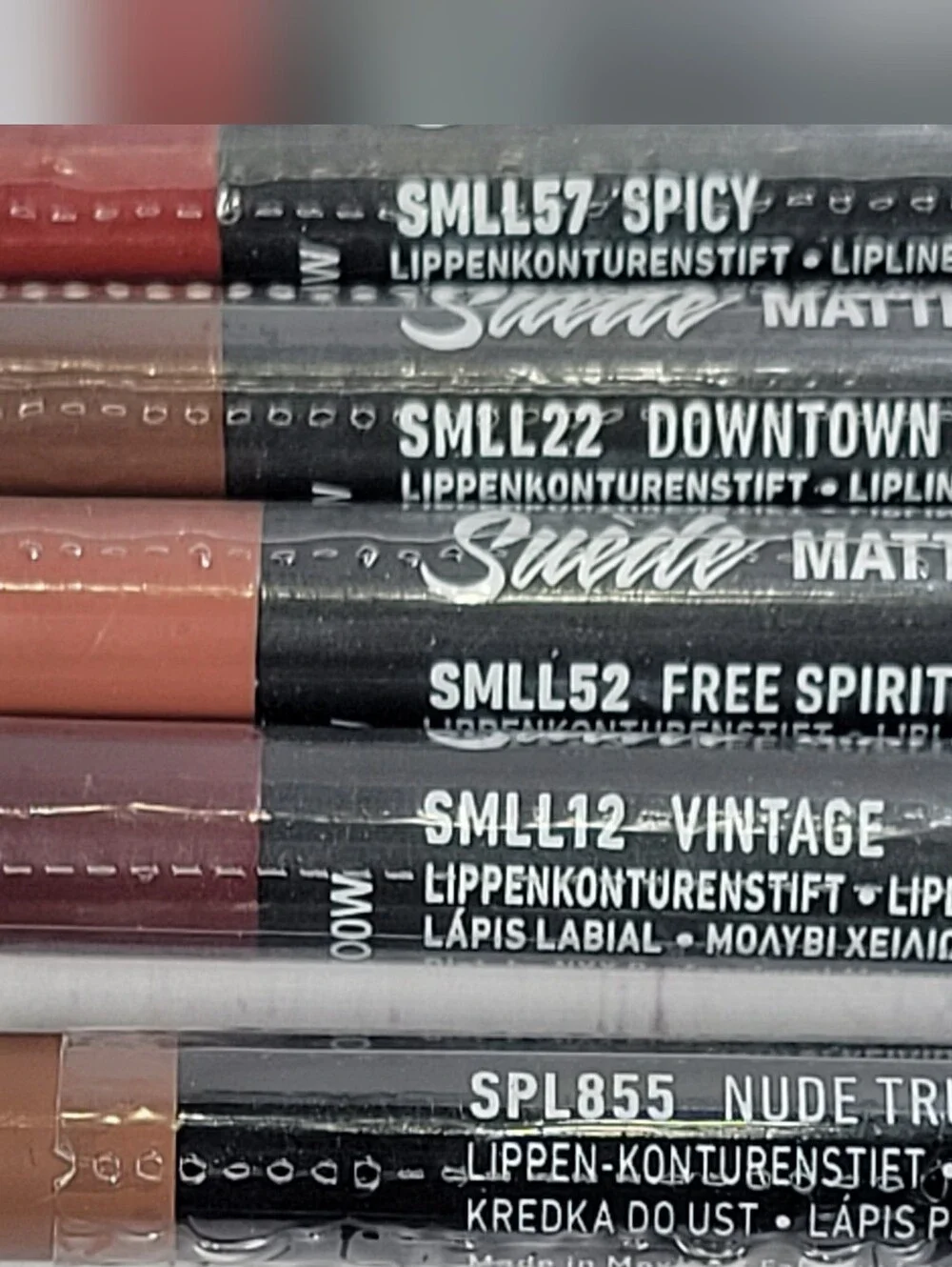 NYX 8 Piece Suede & Slim Lip Liner Bundle NEW!